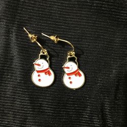 Snowman Earrings 