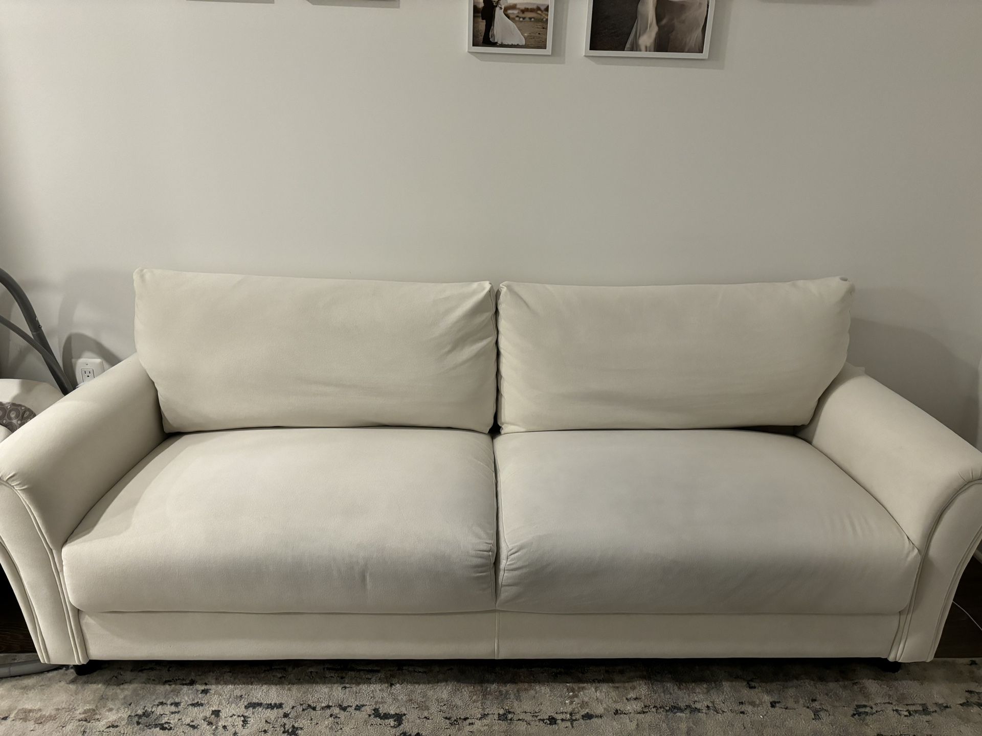 White Couch Great Condition 