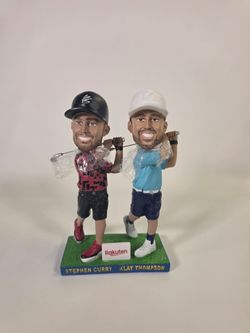 Stephen Curry & Klay Thompson Golf Bobblehead