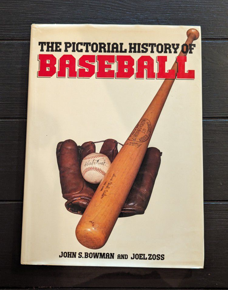 The Pictorial History Of Baseball -  Hardback Book 1986