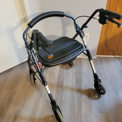Nova  Walker - Foldable - Brakes With Brake Lock / 19" Seat Height