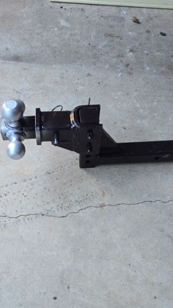TRAILER HITCH RECEIVER, THREE SIZE BALLS, 1-7/8",  2" and 2- 5/16"