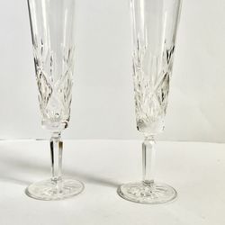 Pair of Tiffany & Co. Sybil Champagne Flutes