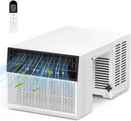 Electactic U-shaped Window Saddle Air Conditioner AC Unit Cools Up 550 Sq.ft
