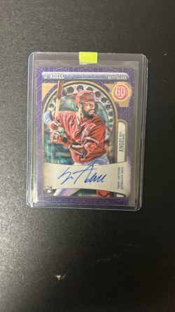 Anaheim Angels Of La Joe Adell Rookie