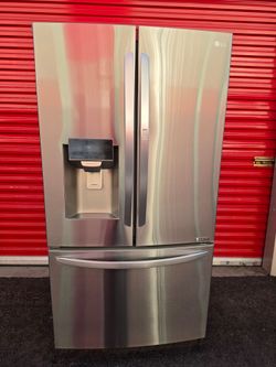LG STAINLESS STEEL FRIDGE