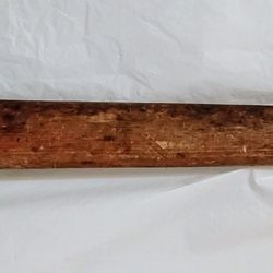 Antique Baseball Bat 1980s- 1990s 19th Century Hand Made Possibly No Visible Name Sports Toys