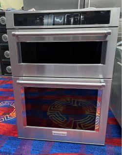 2023 used Kitchenaid 30” Smart wall oven combo