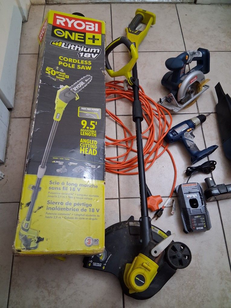 Ryobi Tools $225 Dlls. All Set.