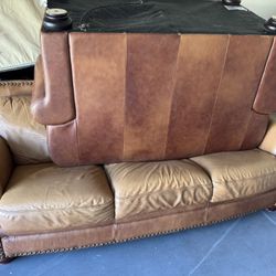 Leather Couch And Love Seat