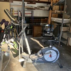 Gently Used Excellent Condition Body Champ Elliptical Machine & Recumbent Bike