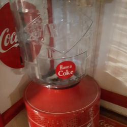 Coca Cola Water Cooler , Glass Water Bottle, Very Nice