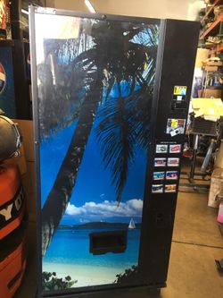 Soda and snack vending machines