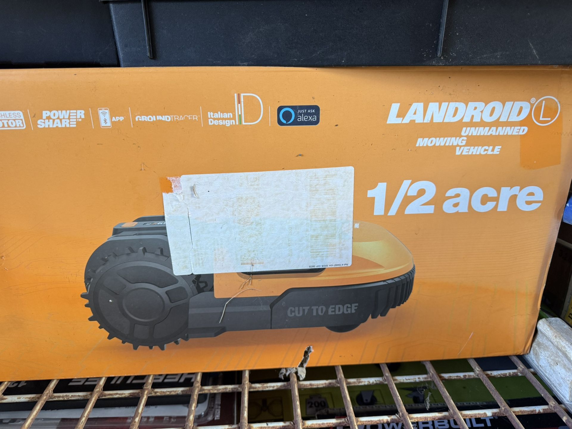 Worx WR155 Landroid L 1/2 Acre Robotic Lawn Mower 5.0 AH Battery and Charger Included