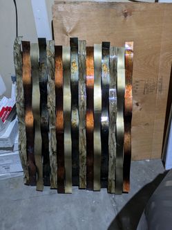 Metal Wall Hanging  39 Inches Long By 29 & A half Wide