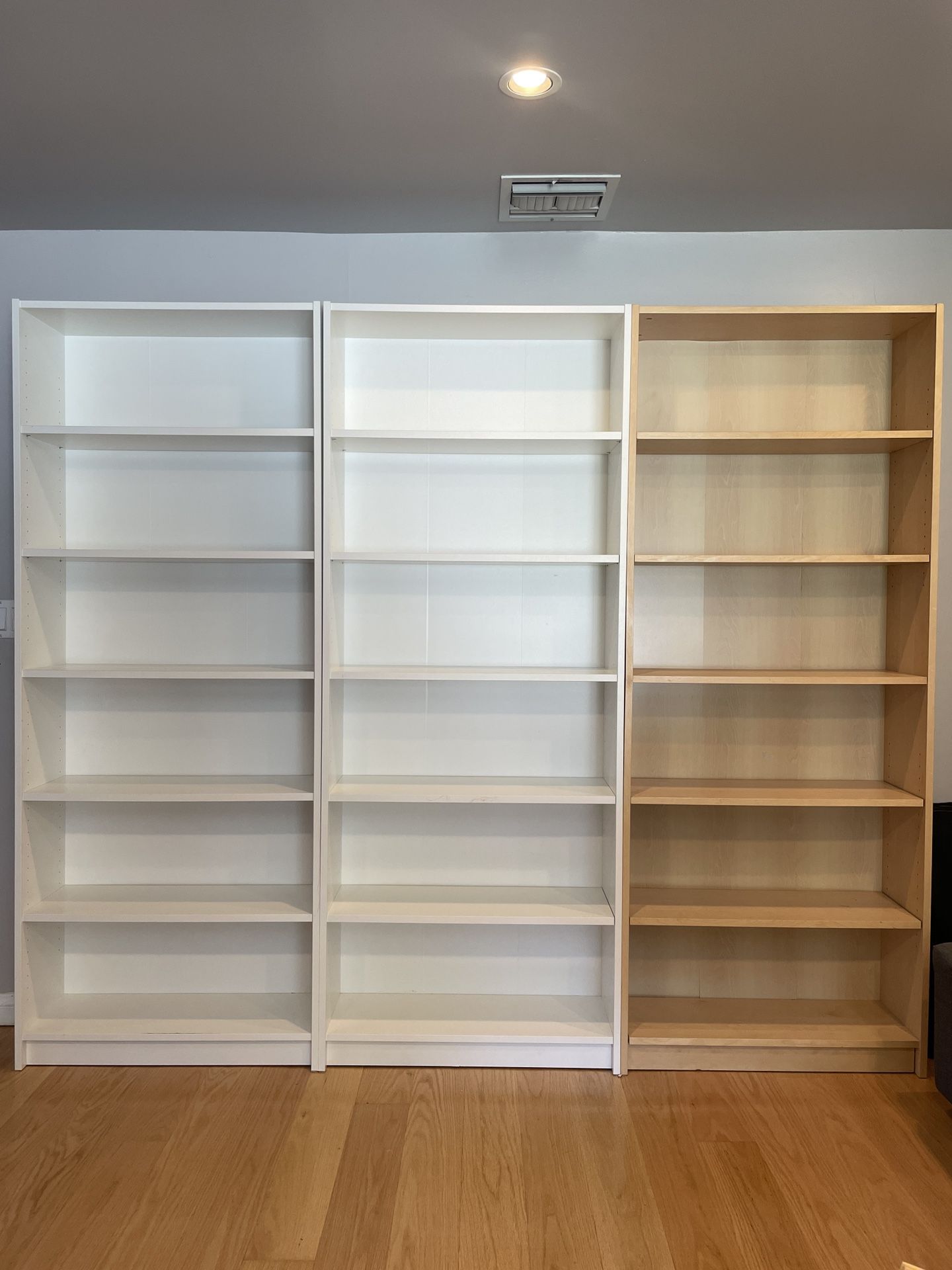 Ikea Billy Bookcase White with New Documents Organizer 