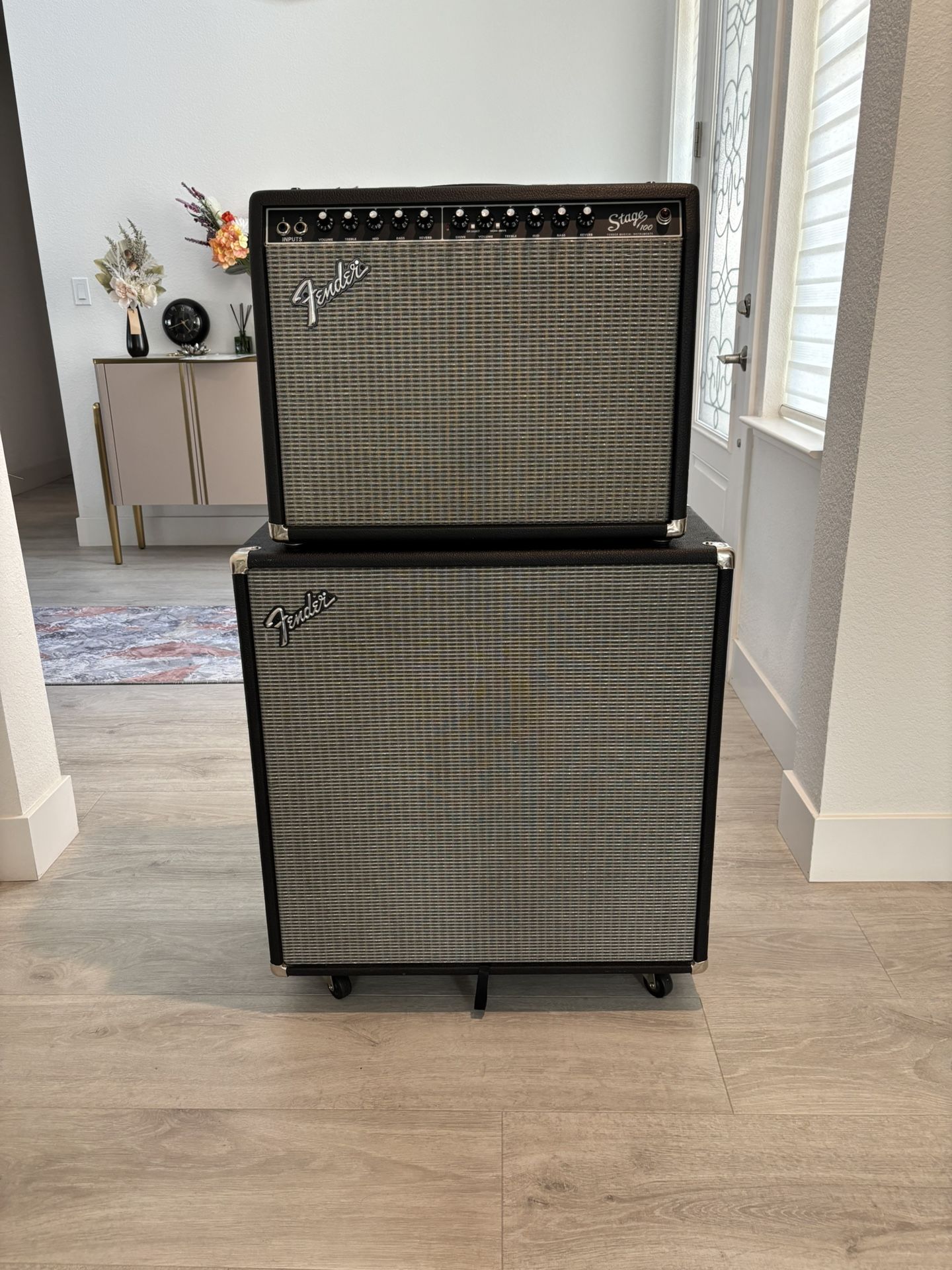 Fender Guitar amp stack