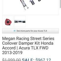 Honda & Acura Coilovers