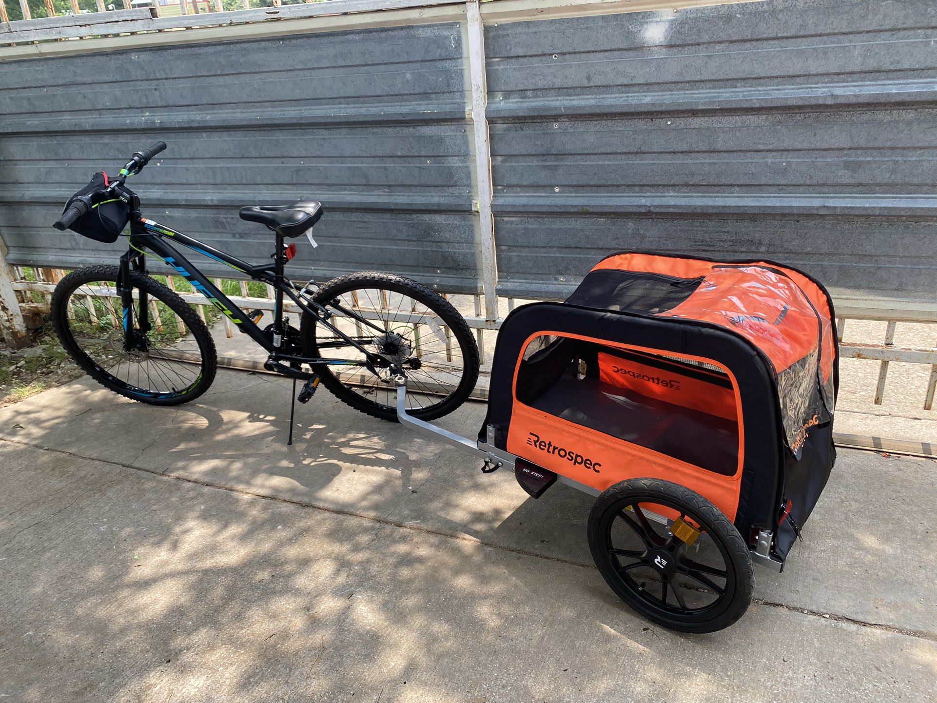 26” Bike With Trailer For Pet 