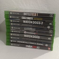 Xbox One Games Lot