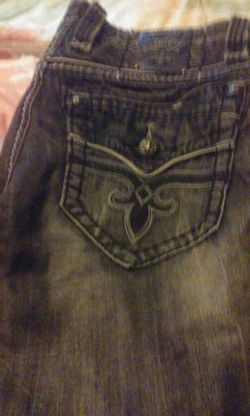 Men's rock revival jeans
