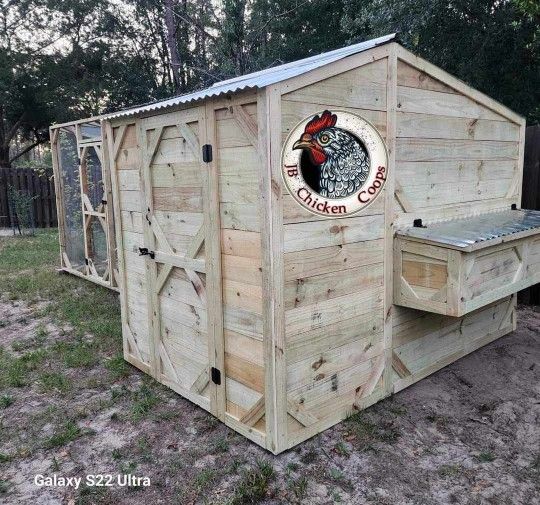 9x20 X6Ft Tall Chicken Coop