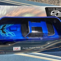 2024 Maisto Pontiac Blue Bandit Firebird Trans Am  1:18 Scale