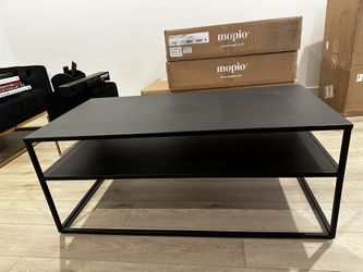 Black Metal Coffee Table