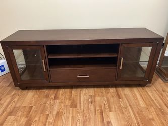 Television Stand With Doors And Drawer