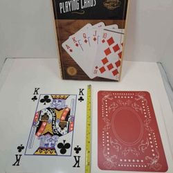 JUMBO PLAYING CARDS DECK  11" X 8" CARDS 