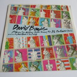 DAVID BOWIE ASHES TO ASHES/IT'S NO GAME 1980 STAMPS