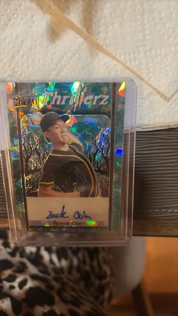 Zack Qin Leaf Metal Thrillerz Autograph 4/5 SSP Card