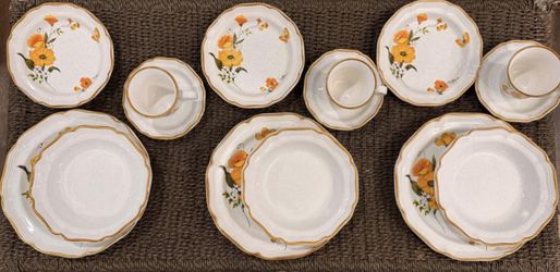 Vintage Mikasa Baronial Florian CM-952 Dining Set