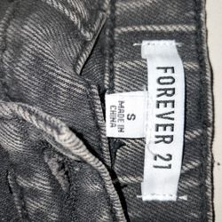 Forever 21 Denim Cargo Skirt