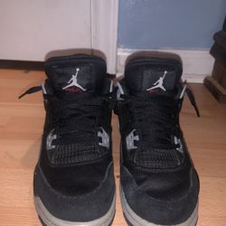 Air Jordan 4, Black Canvas