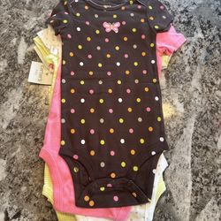 Baby Girl Onesies Set Size 24 Months