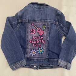 GapKids Hand Painted Taylor Swift Jean Jacket