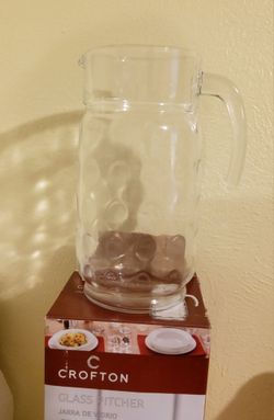 Pitcher Jar Class CONTAINER 67 oz. NEW
