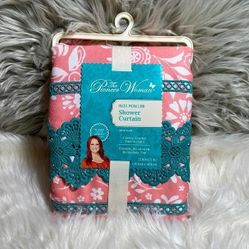 Pioneer Woman Mazie Medallion Shower Curtain 