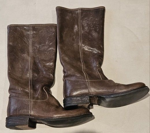 Fiorentini+Baker 7460 Eternity Leather Pull on Knee High Riding Boot Women 37/ 6