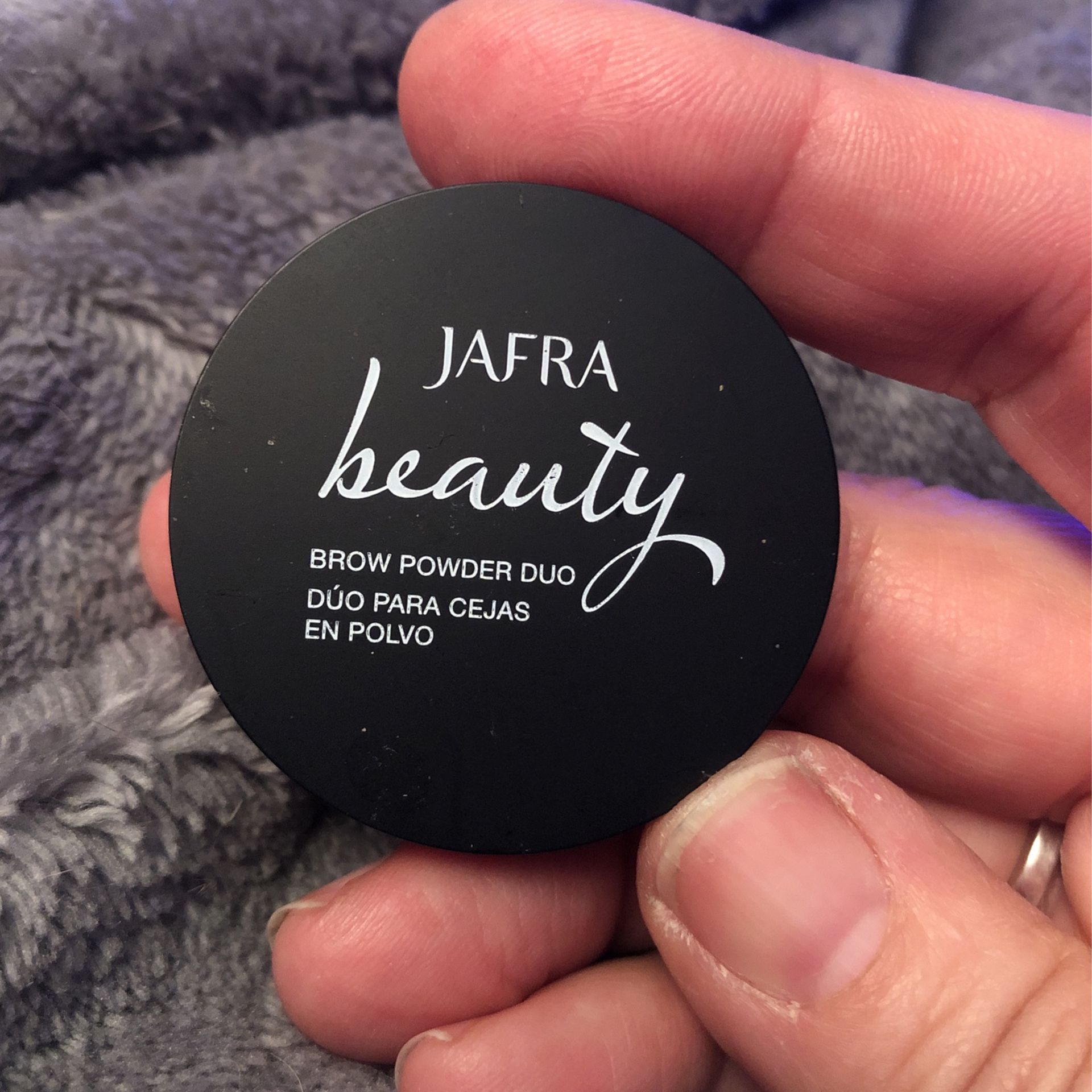 Jafra beauty, brow powder duo, warm brunette