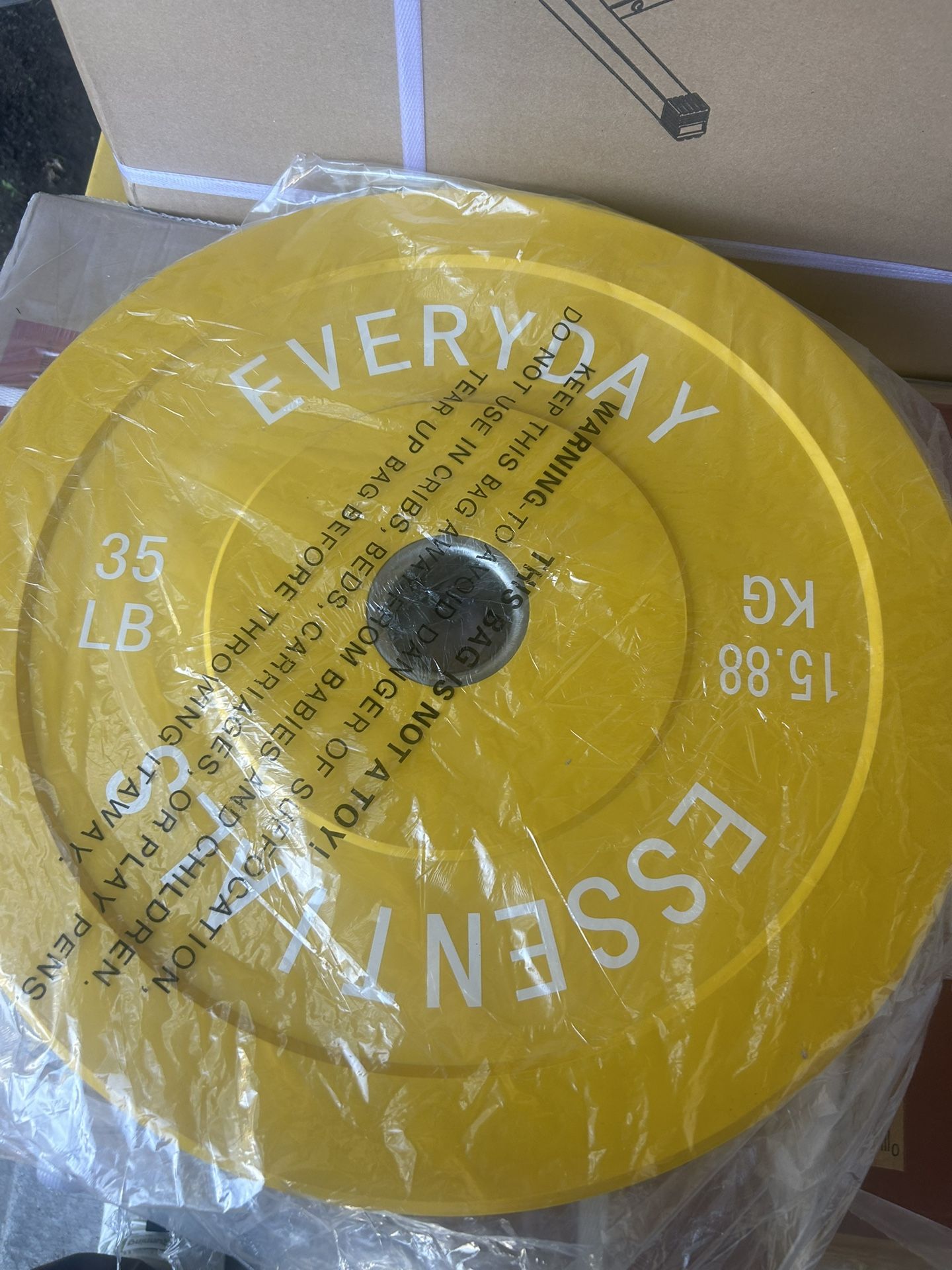 New Pair 35 Bumper Weights