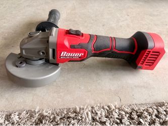 BAUER 20V Brushless Cordless, 4-1/2 in. Slide-Switch Angle Grinder - Tool Only