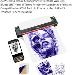 Wireless Bluetooth Tattoo Stencil Printer 