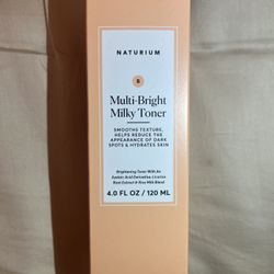Naturium Multi Bright Milky Toner 4 Oz