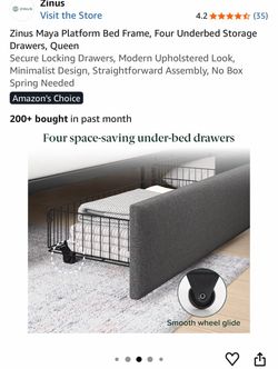 Queen size bed frame