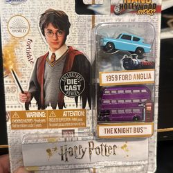 Harry Potter Diecast 1959 Ford Anglia and the Knight bus