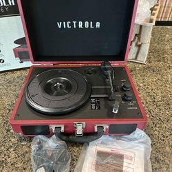 Victrola Journey Record Player - Red