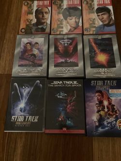 Nine Star Trek DVD movies