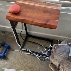 side table with outlets